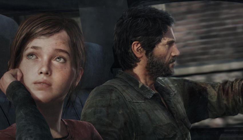 Joel e Ellie na série