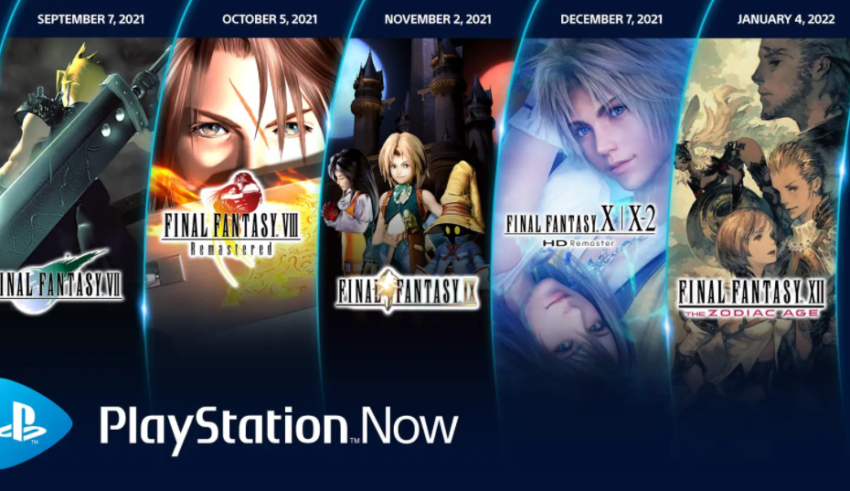 PlayStation Now terá 5 título de Final Fantasy