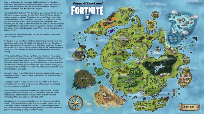 Fortnite - Mapa do Capítulo 3 foi vazado!