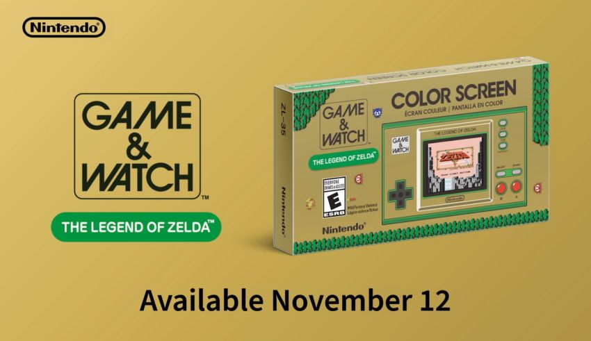 Game & Watch Zelda já disponível - Zelda 35 anos