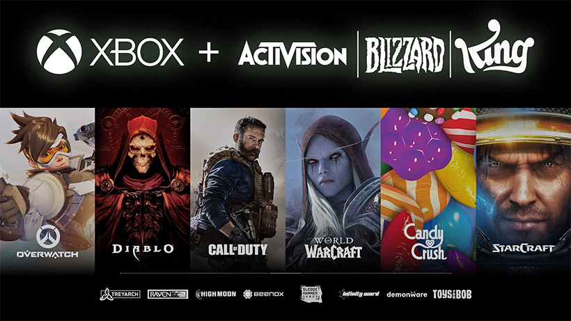 Microsoft não se preocupa com analise da compra da Activision