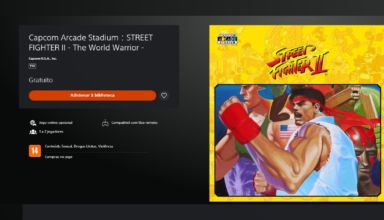 Capcom - Street Fighter II grátis na PSN