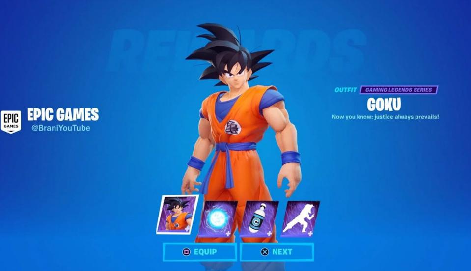 Goku aumenta o poder em Fortnite + Dragon Ball. Seu poder é liberado! -  Xbox Wire em Português