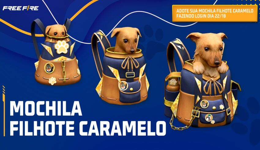 Cachorro Caramelo no Free Fire