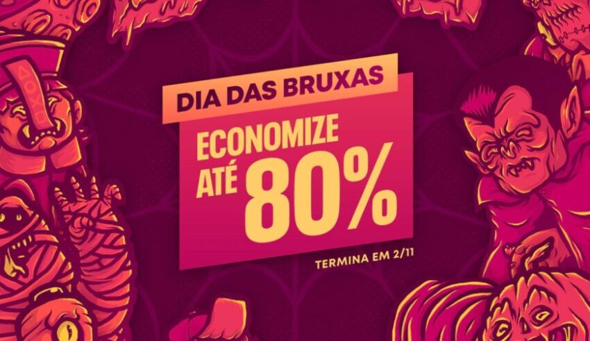 PS Store a promoção de Halloween traz até 80% de desconto