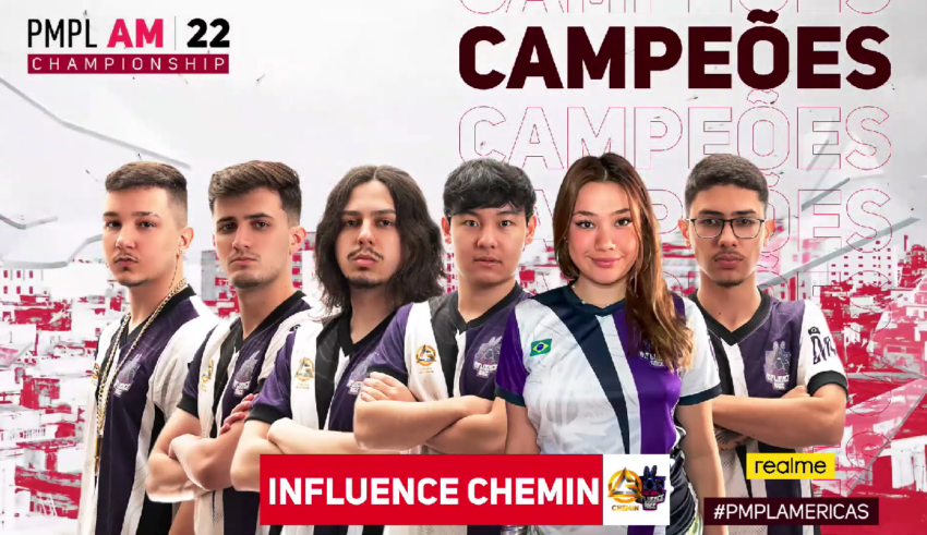 Influence Chemin é bicampeã da PUBG