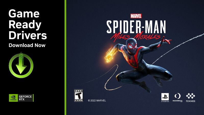 NVIDIA - Novidades para Marvel's Spider-Man Miles Morales