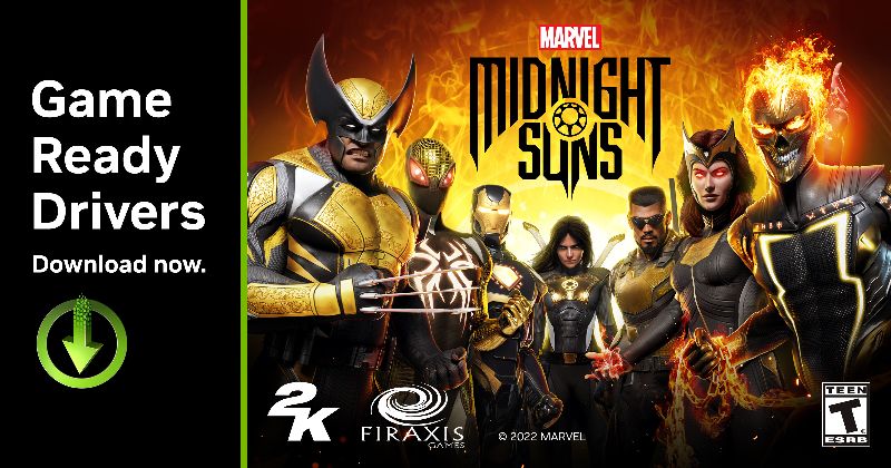 Game Ready Driver para Marvel's Midnight Suns