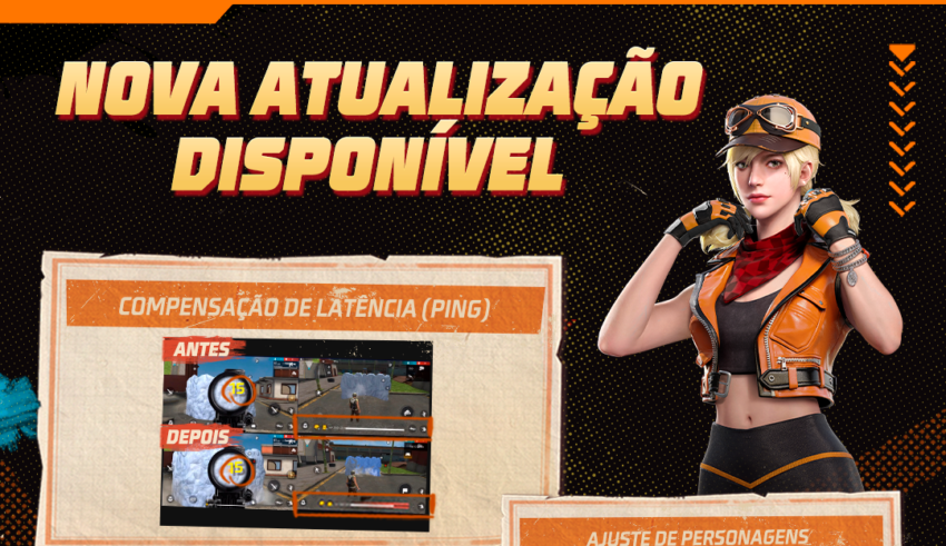 Free Fire com um novo personagem