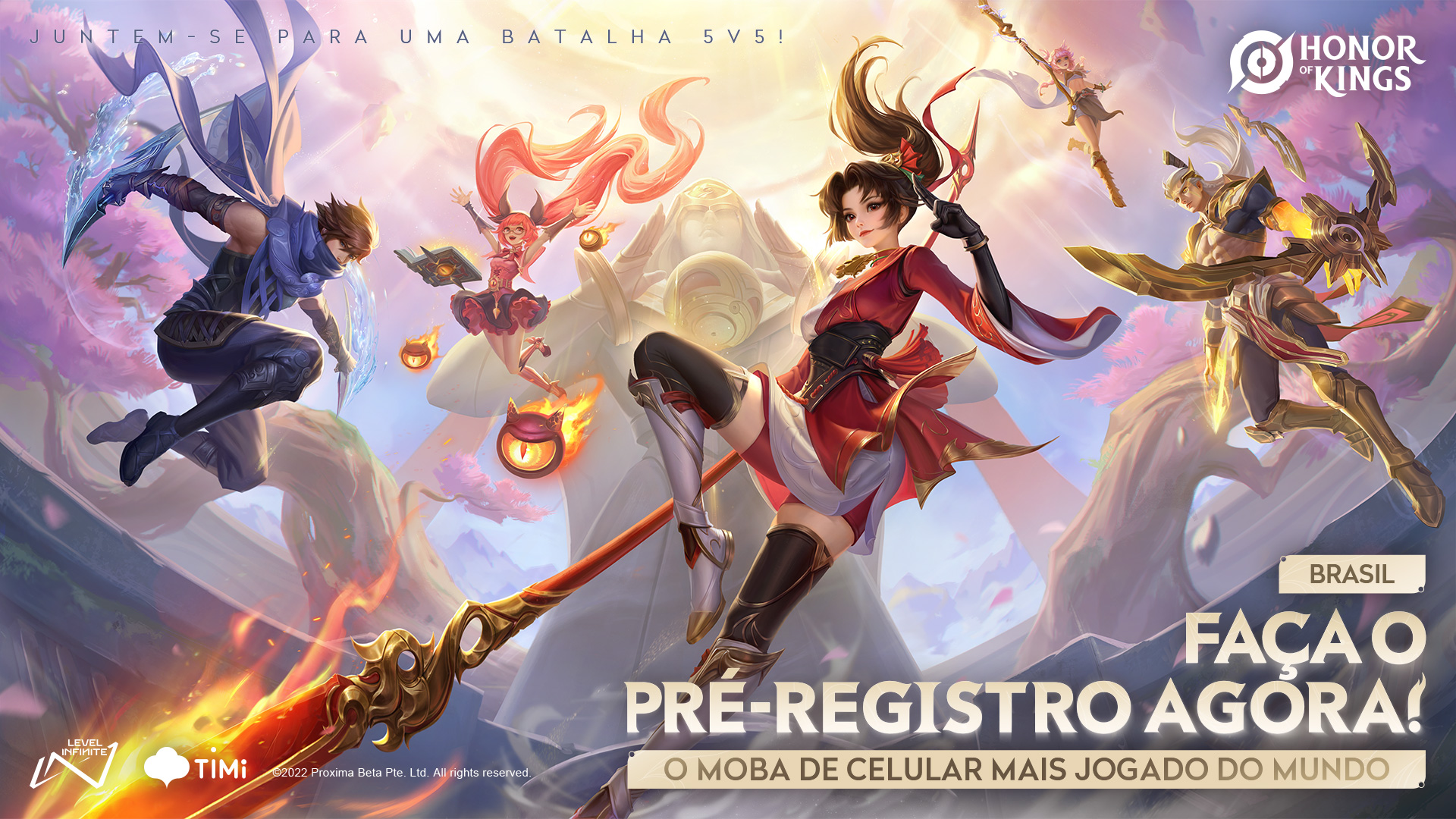 Honor of Kings anuncia abertura de préregistro Playzuando