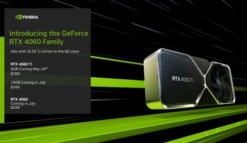NVIDIA lança novas Família GeForce RTX 4060 com DLSS