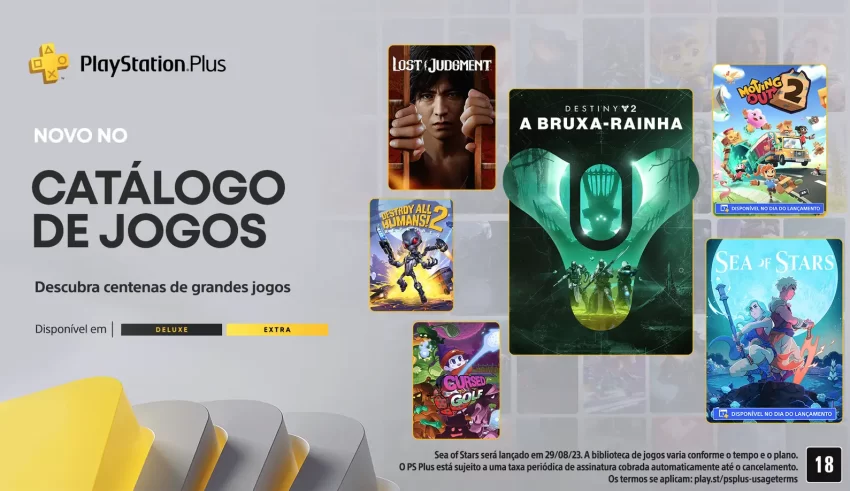 PlayStation Plus - Jogos que estão chegando ao catálogo de agosto