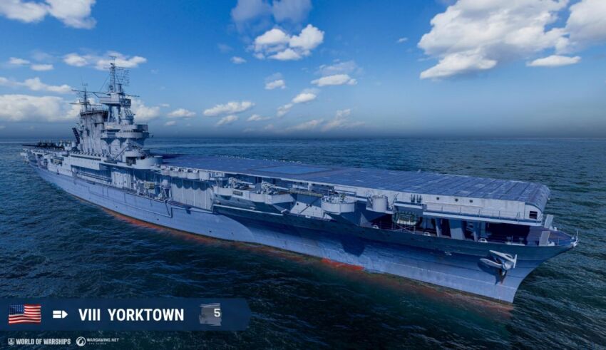 World of Warships 2024 - Janeiro traz o porta-aviões dos EUA