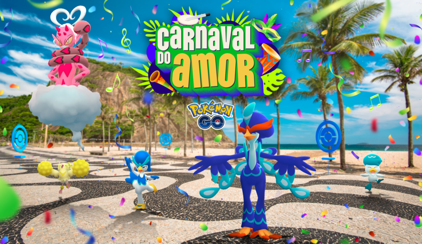 Pokémon GO celebra o Carnaval do Amor